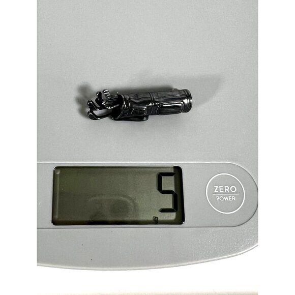 Vintage Beau Sterling Golf Bag Brooch Pin Sterling Silver Sports Jewelry Collect - Picture 6 of 6